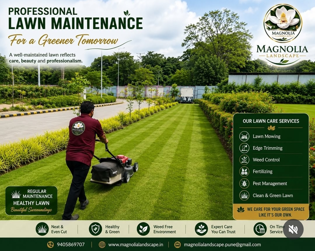 Professional lawn maintenance service
