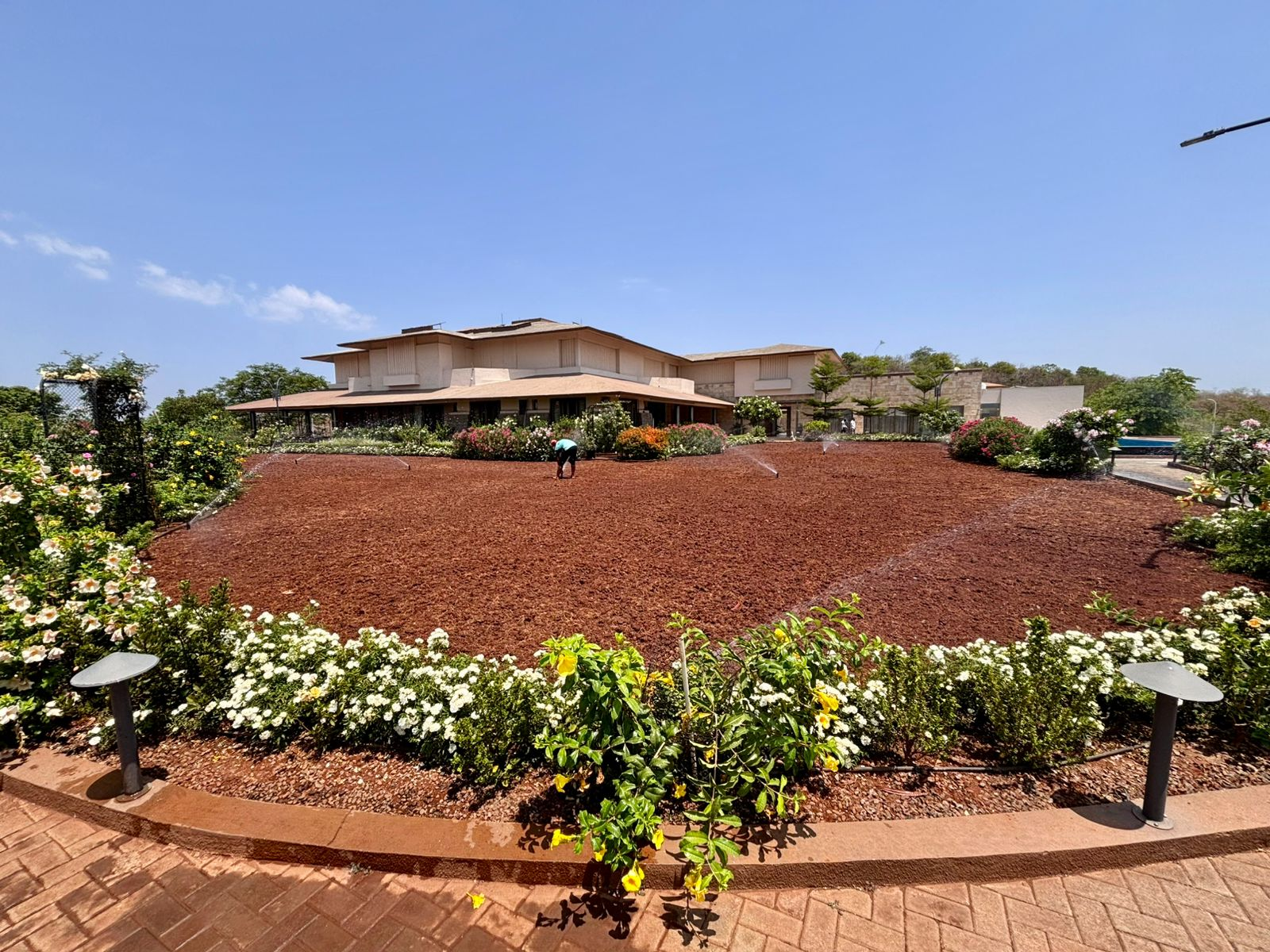 Irrigation system installation by Magnolia Landscape