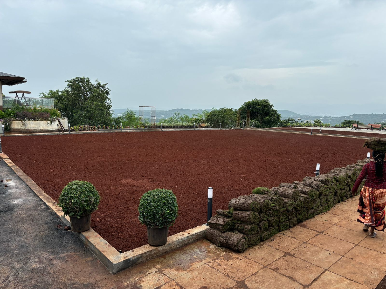 Landscape development project by Magnolia Landscape