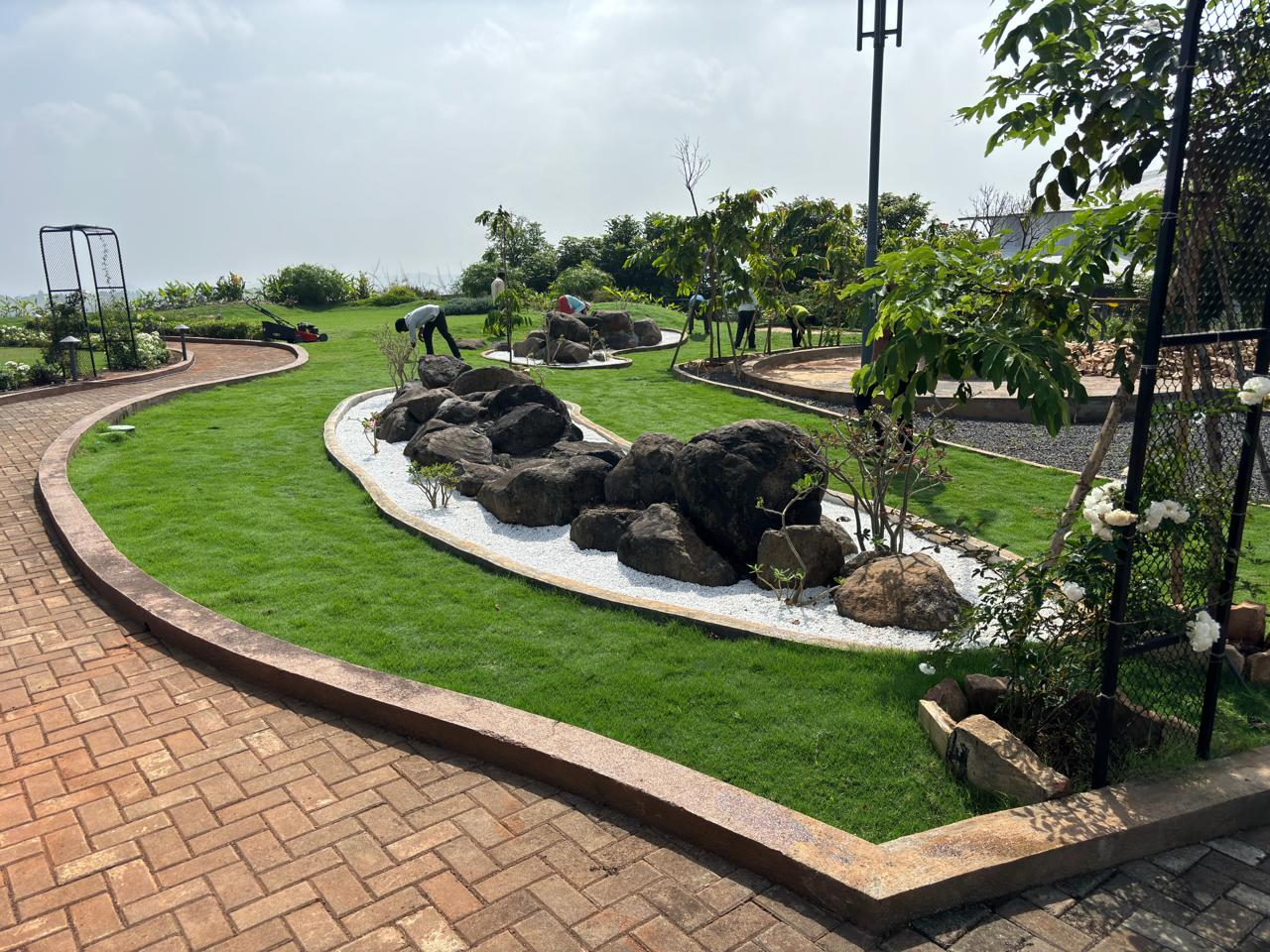 Professional lawn maintenance by Magnolia Landscape
